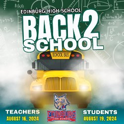 Back To School! Students return on August 19, 2024.